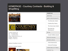 Tablet Screenshot of courtneycontracts.com